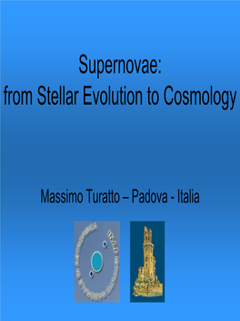 Supernovae: from Stellar Evolution to Cosmology