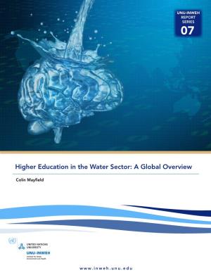 Higher Education in the Water Sector: a Global Overview