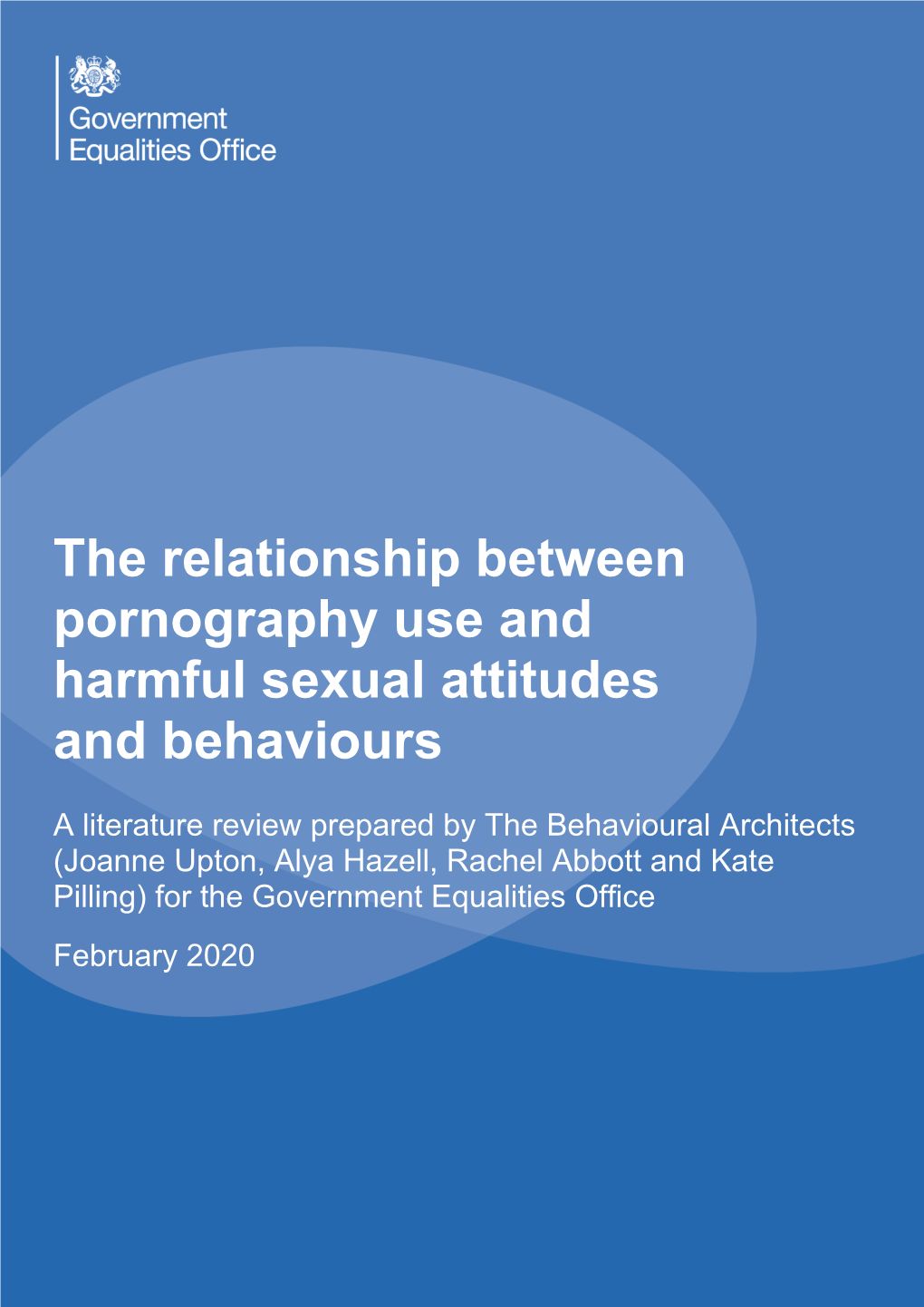 The Relationship Between Pornography Use and Harmful Sexual Attitudes and Behaviours