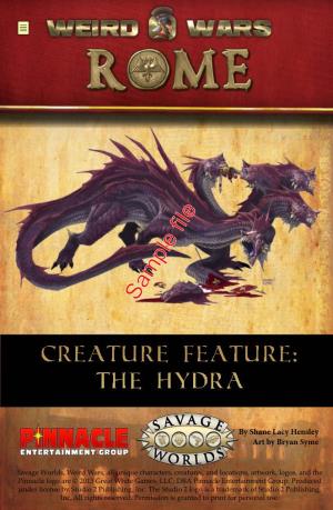 CREATURE FEATURE: the HYDRA Sample File