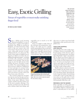 Easy, Exotic Grilling S
