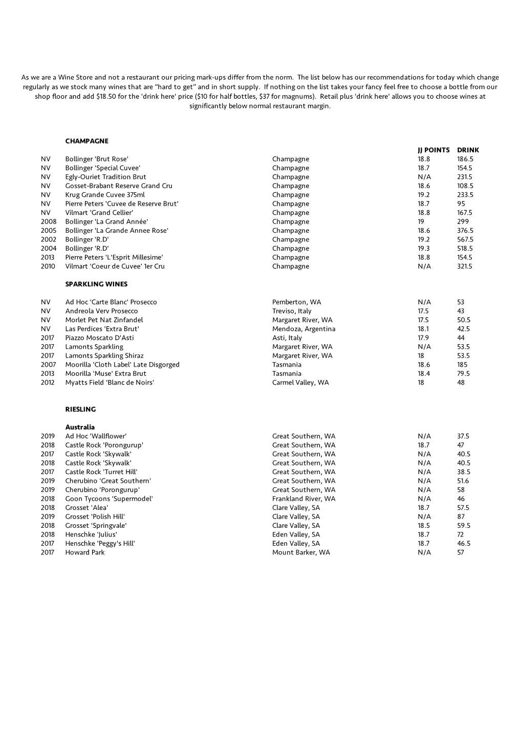 Cott Main Winelist 1.10.19.Xls