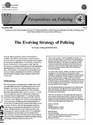 The Evolving Strategy of Policing