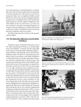 11.3. the Andronikov Monastery and the Battle of Kulikovo 11.4. The