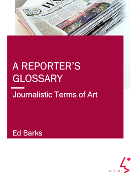 A Reporter's Glossary