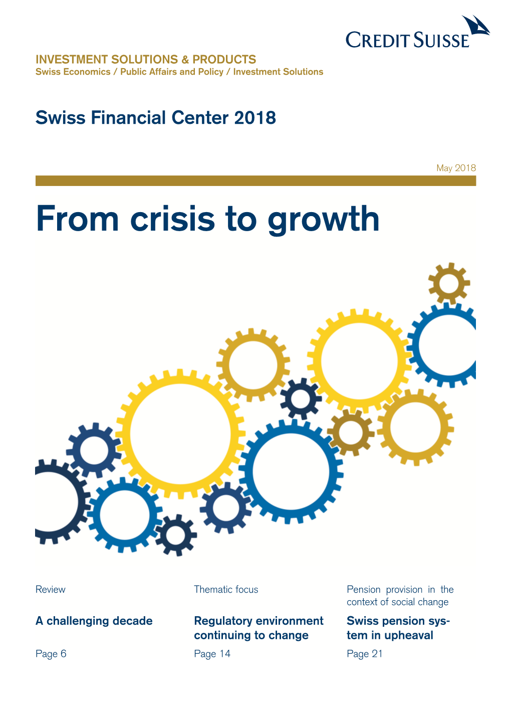 Swiss Financial Center 2018