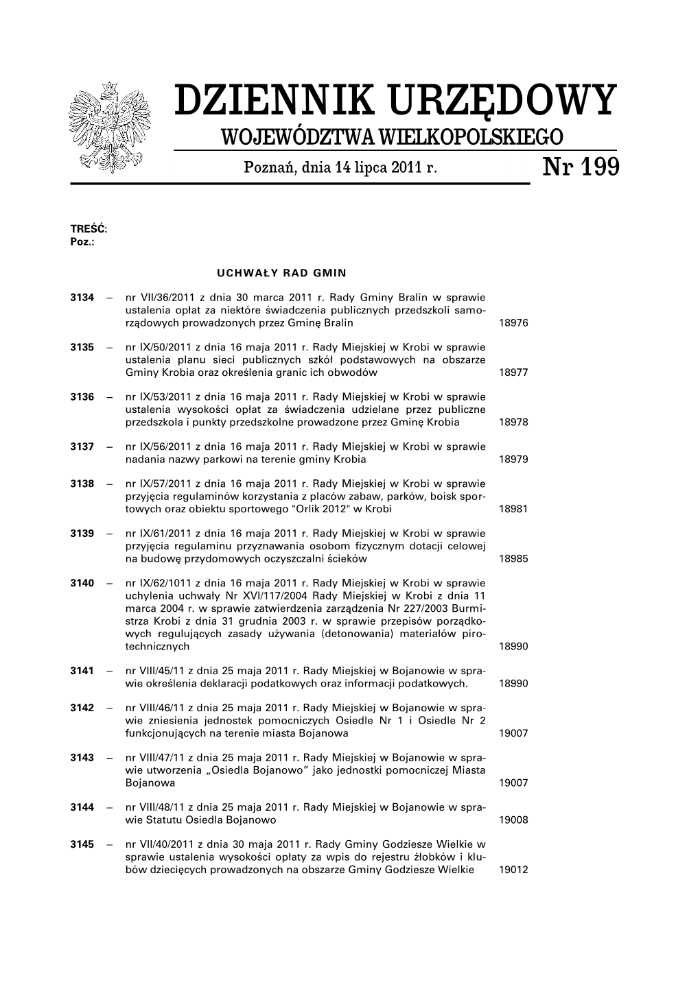 Uchwała Nr VII-41-2011 Rady Gminy Godziesze Wielkie Z Dnia 30 Maja