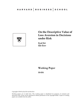 Does Losses Loom Larger Than Gains in Decisions from Experience