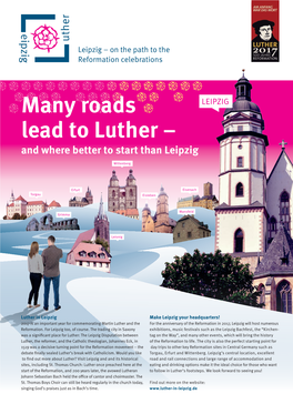 Many Roads Lead to Luther –