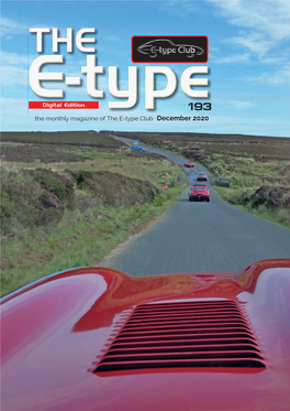 The Monthly Magazine of the E-Type Club December 2020 Representatives