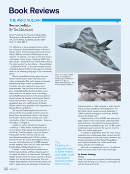 Book Reviews the AVRO VULCAN Revised Edition by Tim Mclelland