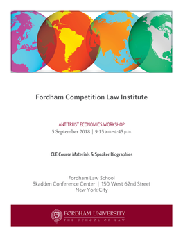 Fordham Competition Law Institute