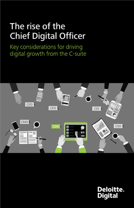 The Rise of the Chief Digital Officer Key Considerations for Driving Digital Growth from the C-Suite