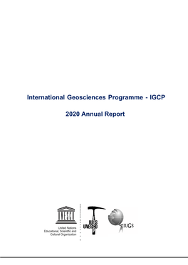 IGCP Annual Report