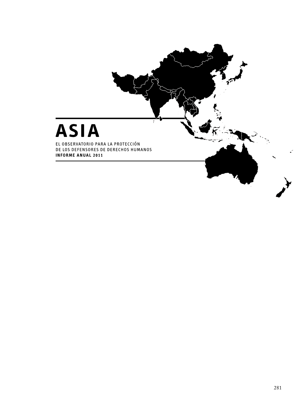 El Observatorio Para La Protección De Los Defensores De Derechos Humanos Informe Anual 2011