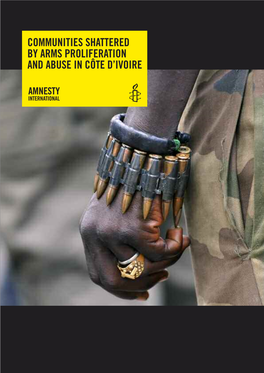 Communities Shattered by Arms Proliferation and Abuse in Côte D