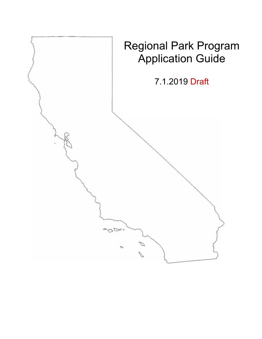 Regional Park Program Application Guide