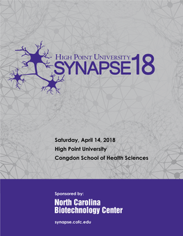 Saturday, April 14, 2018 High Point University Congdon School of Health Sciences