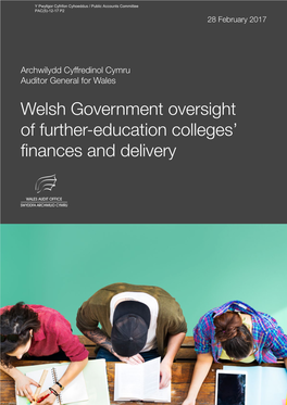 Welsh Government Oversight of Further-Education Colleges' Finances And