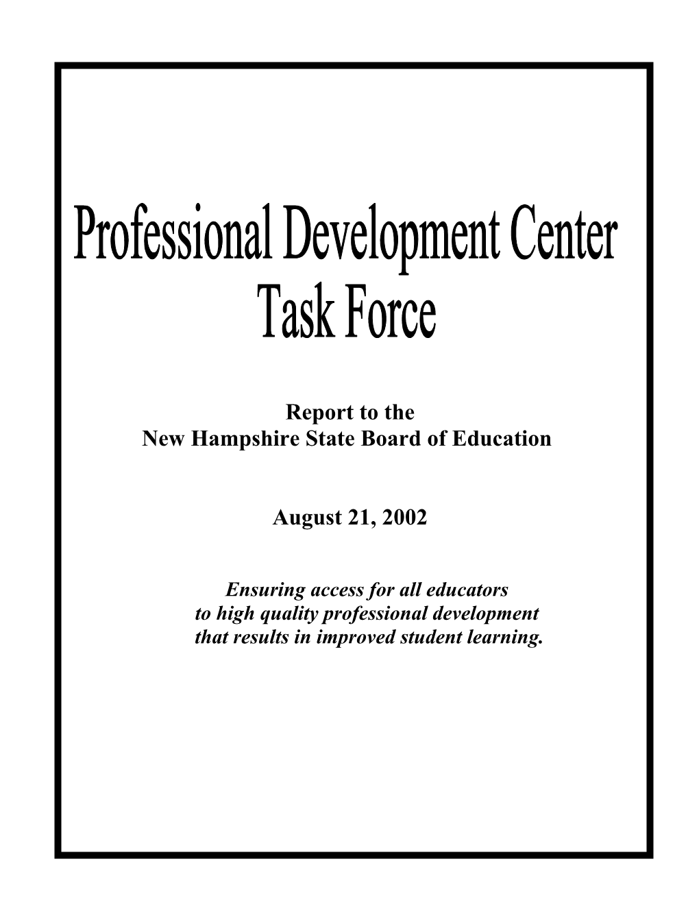 New Hampshire State Board of Education