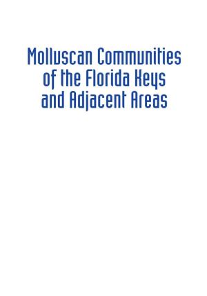 Molluscan Communities of the Florida Keys and Adjacent Areas