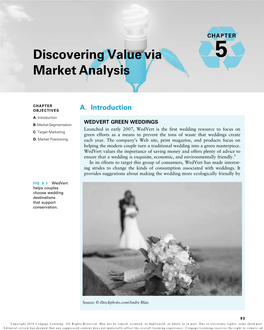 Discovering Value Via Market Analysis 95