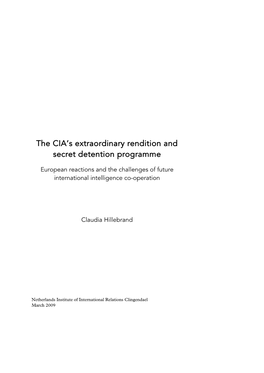 The CIA's Extraordinary Rendition and Secret Detention Programme