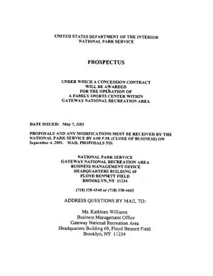 2001 Prospectus Concession Contract GATE015-03