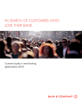 In Search of Customers Who Love Their Bank