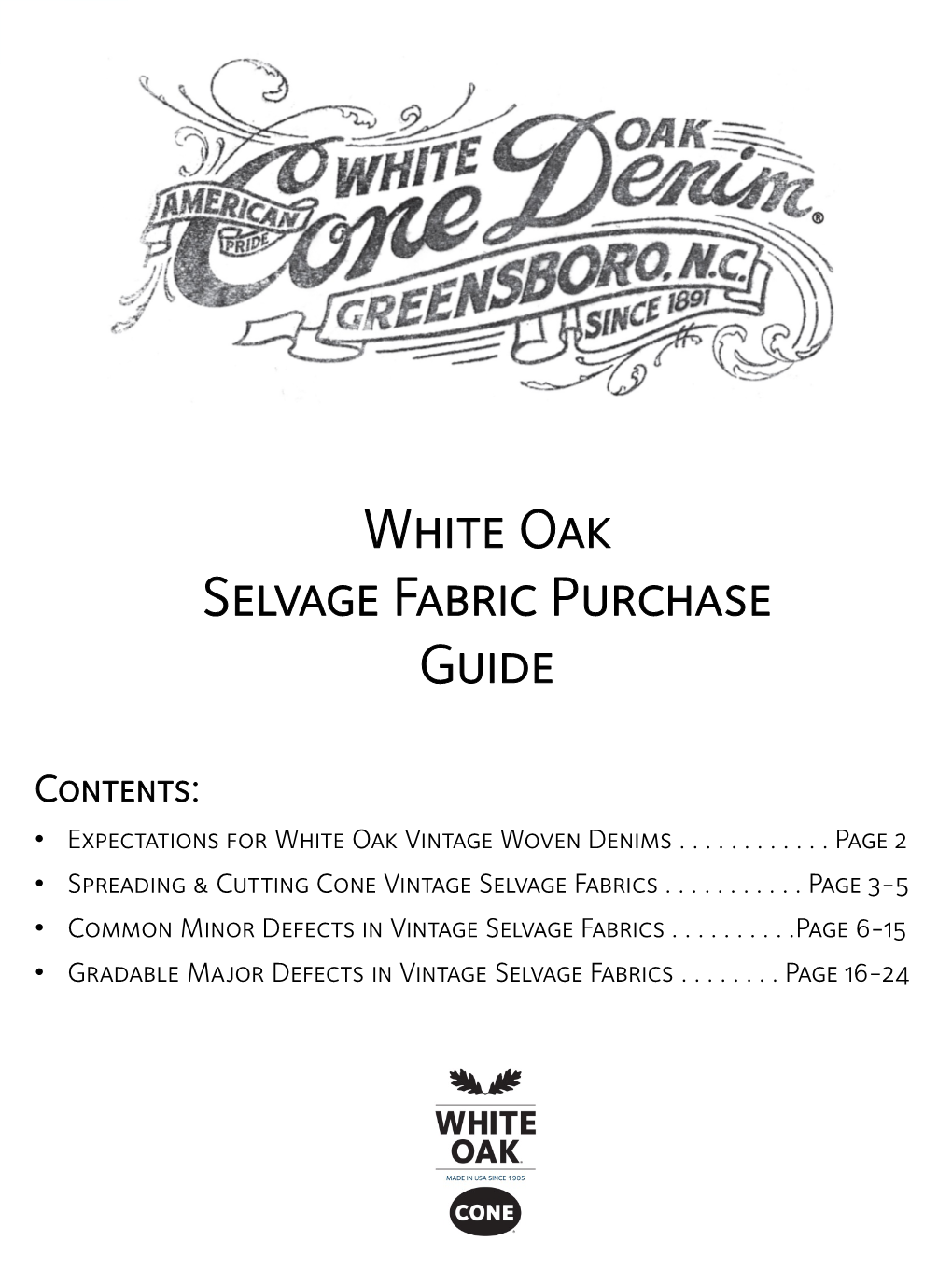 White Oak Selvage Fabric Purchase Guide