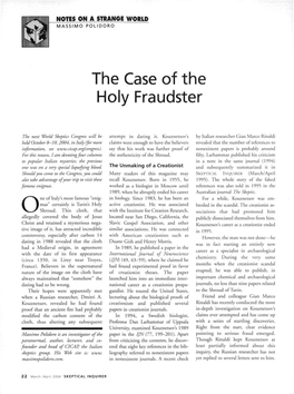 The Case of the Holy Fraudster