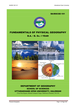 Fundamentals of Physical Geography B.A
