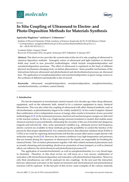 And Photo-Deposition Methods for Materials Synthesis