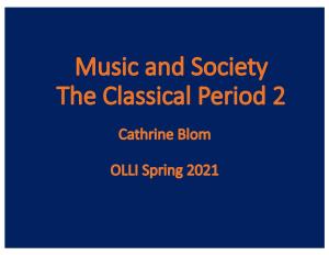 G-Music and Society Classical 2