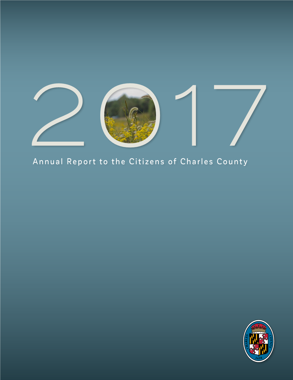Annual Report to the Citizens of Charles County Contents the Charles County Board of Watershed Conservation District