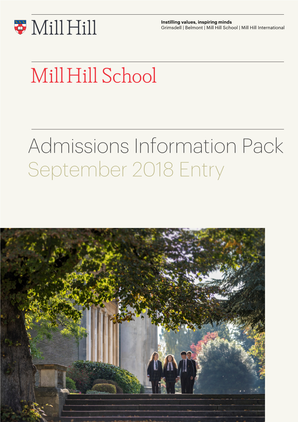 Mill Hill School Instilling Values, Inspiring Minds | Grimsdell | Belmont | Mill Hill School | Mill Hill International