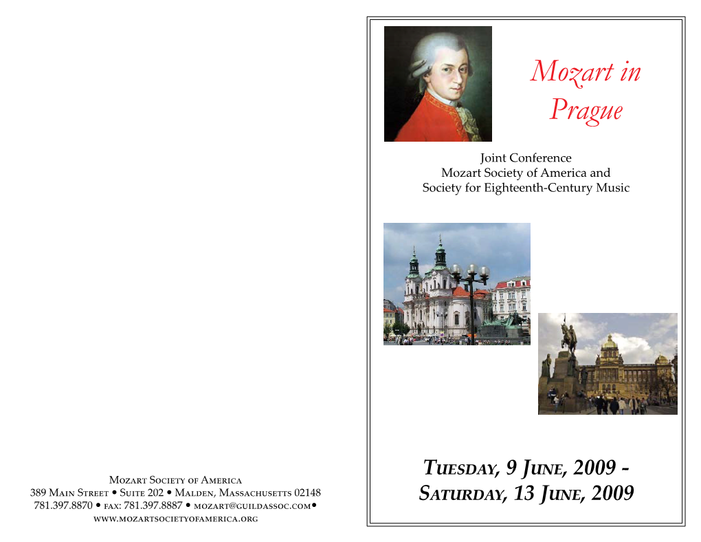 Mozart in Prague