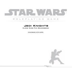 Jedi Knights Clone Wars Fan Sourcebook