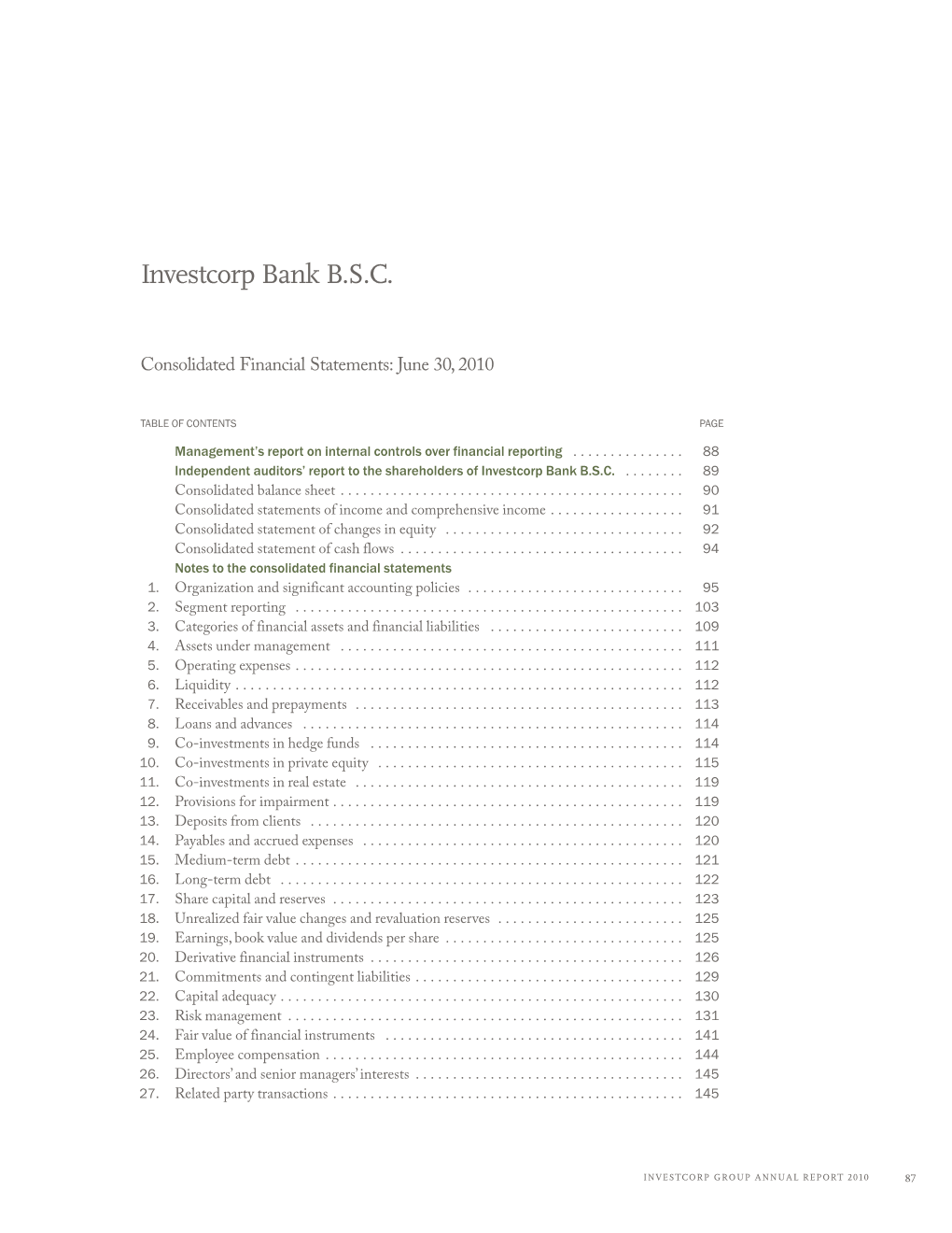 Investcorp Bank B.S.C