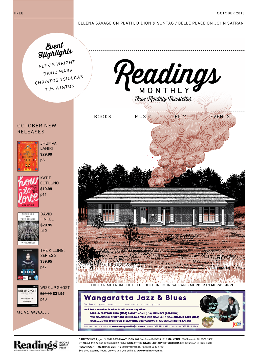 Read Readings Monthly, October 2013 Here