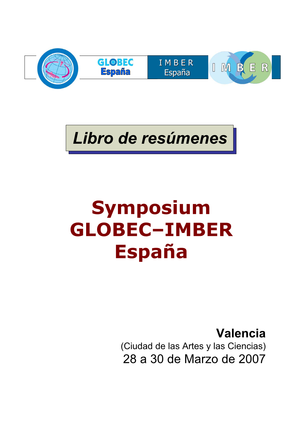 Symposium GLOBEC–IMBER España