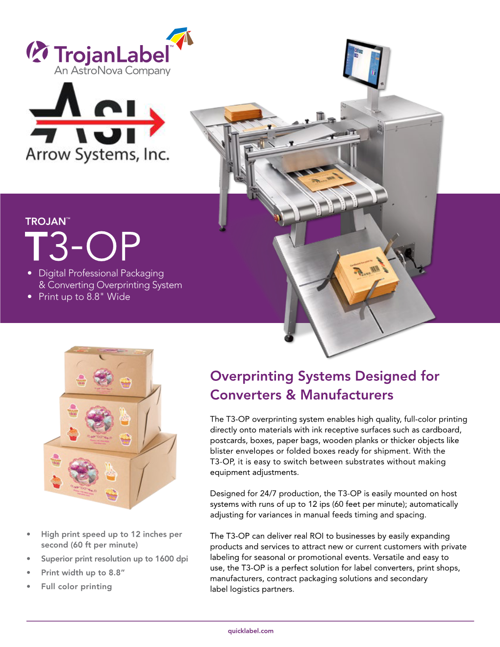 Overprinting Systems Designed for Converters & Manufacturers