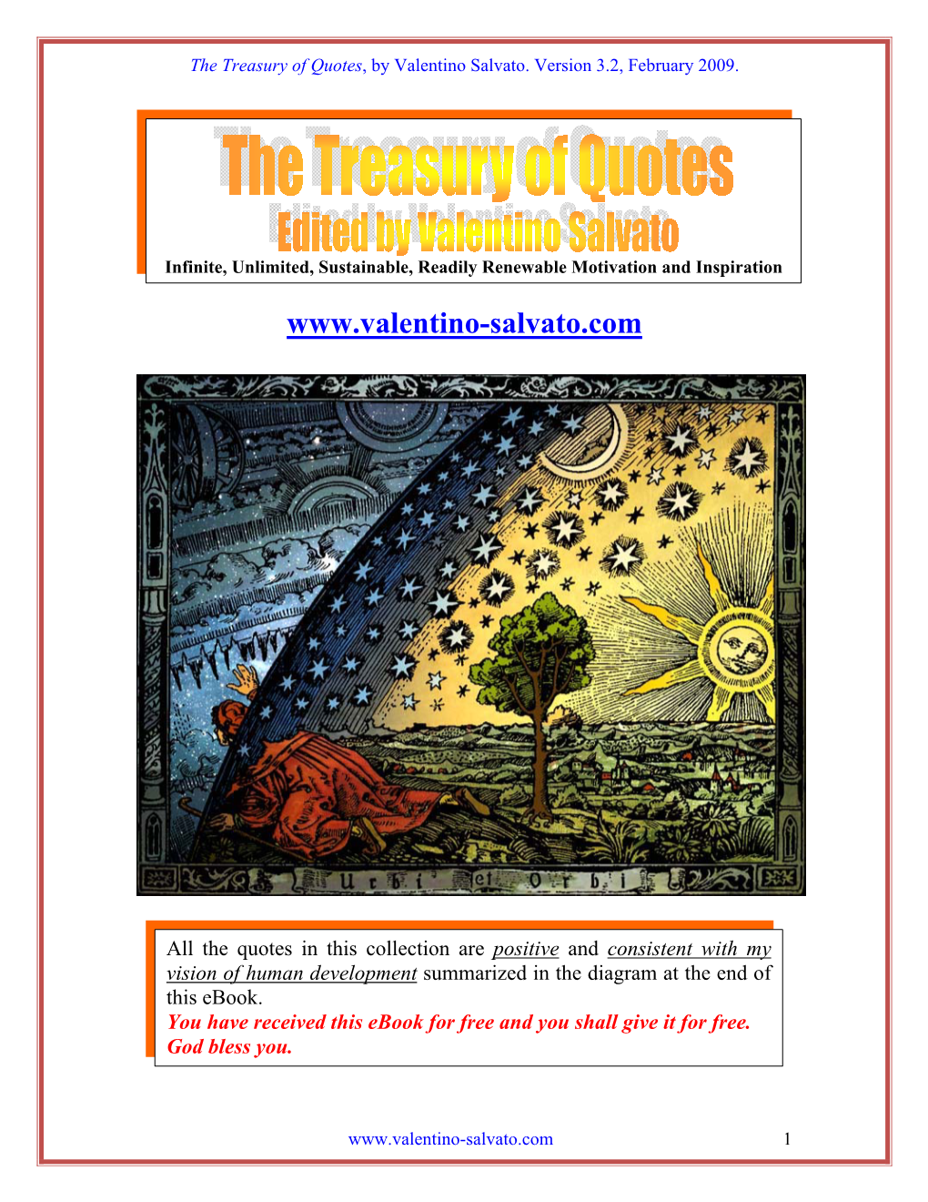 The Treasury of Quotes, by Valentino Salvato