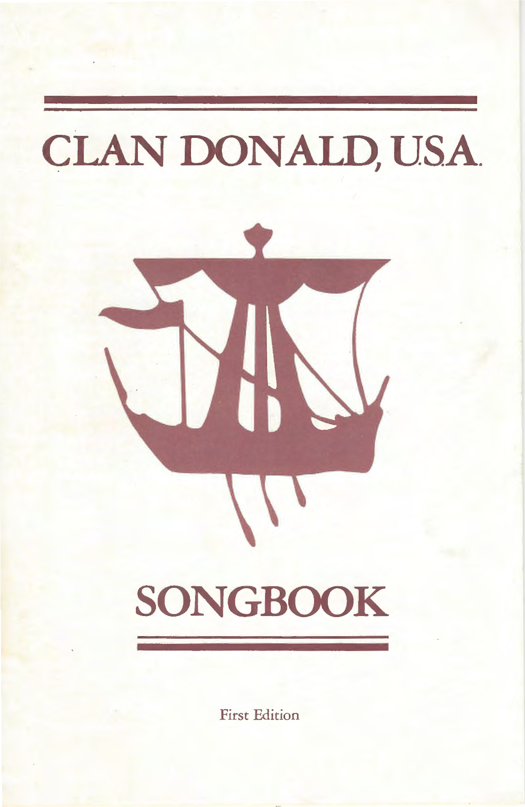 Clan Donald Songbook