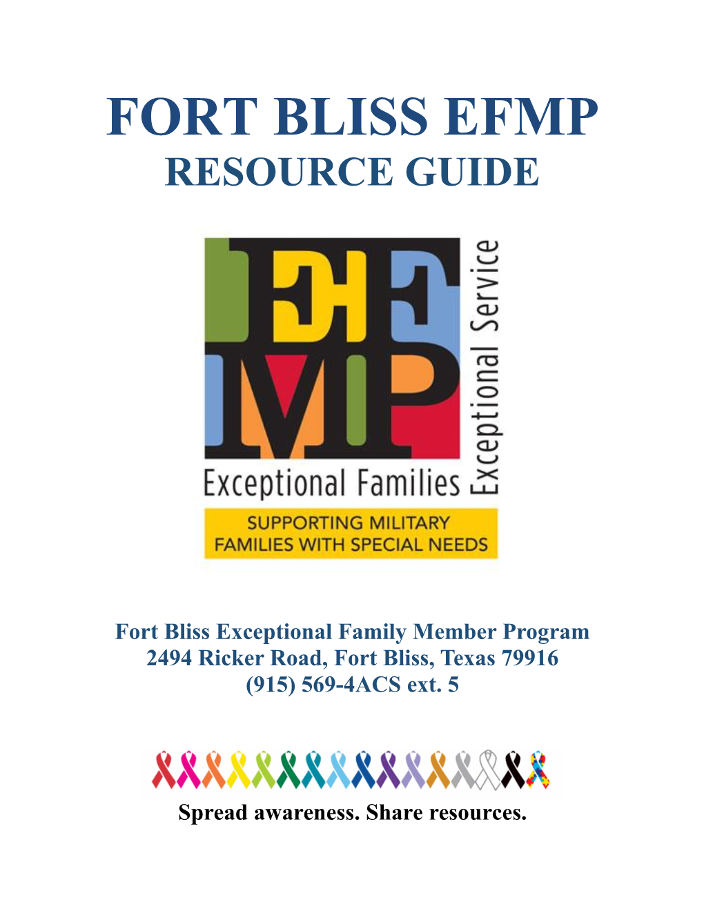 Fort Bliss Efmp Resource Guide