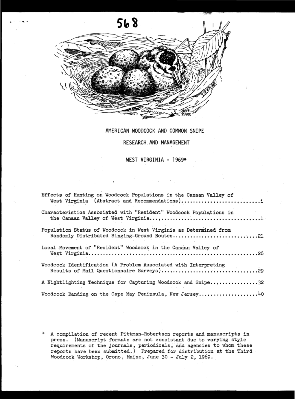 American Woodcock and Common Snipe Research and Management