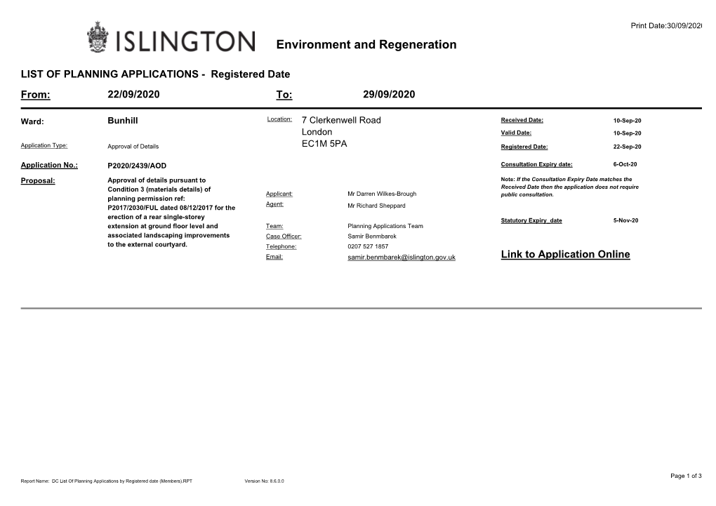 Environment and Regeneration