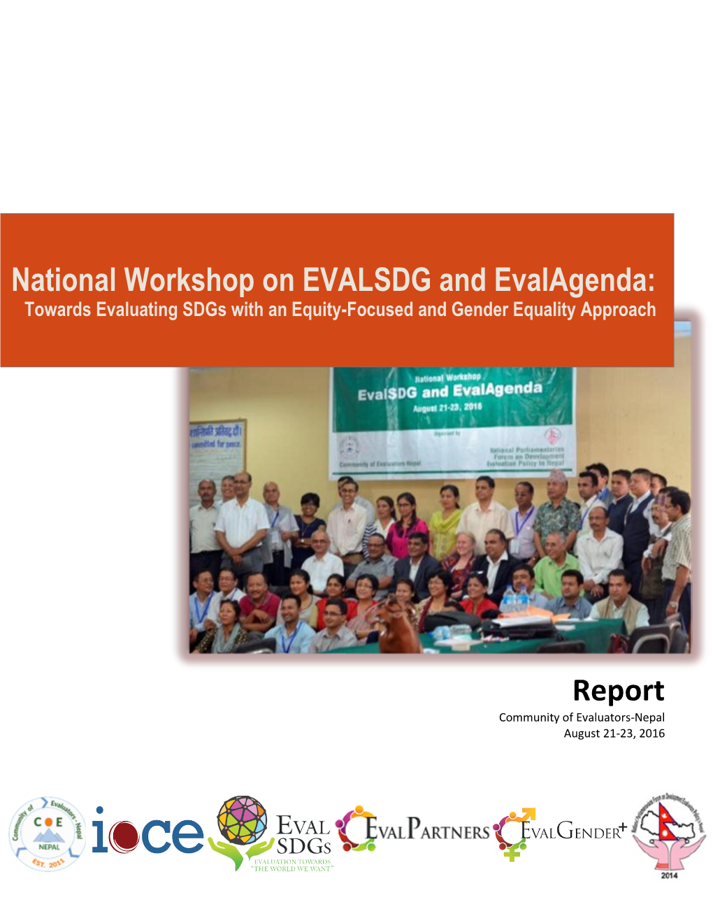 Report National Workshop on EVALSDG and Evalagenda