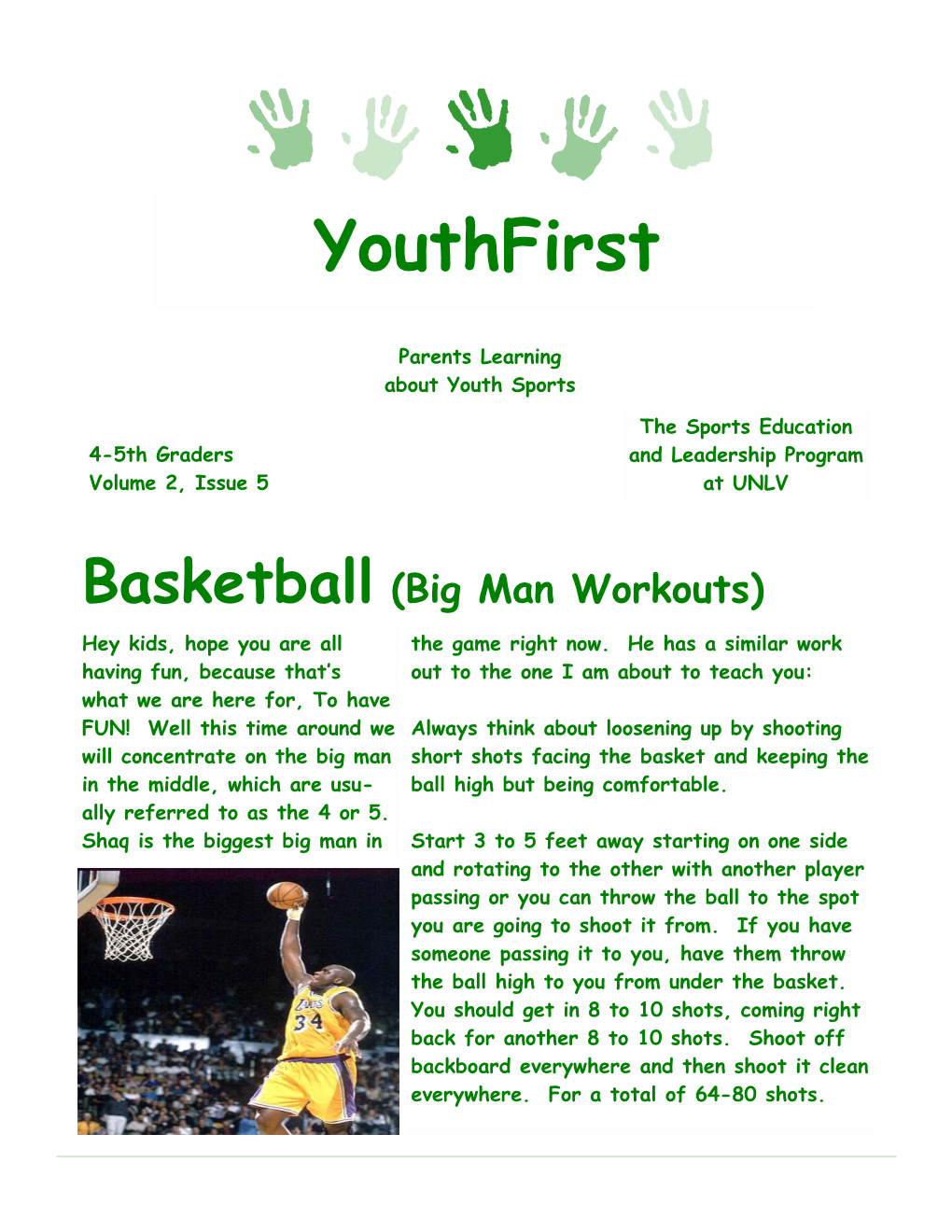 Basketball (Big Man Workouts) Hey Kids, Hope You Are All the Game Right Now