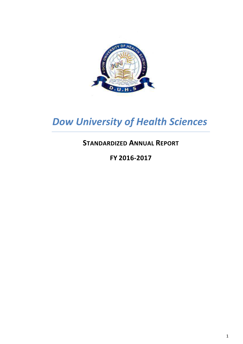 Standardized Annual Report 2016-17